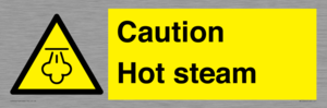Caution Hot steam